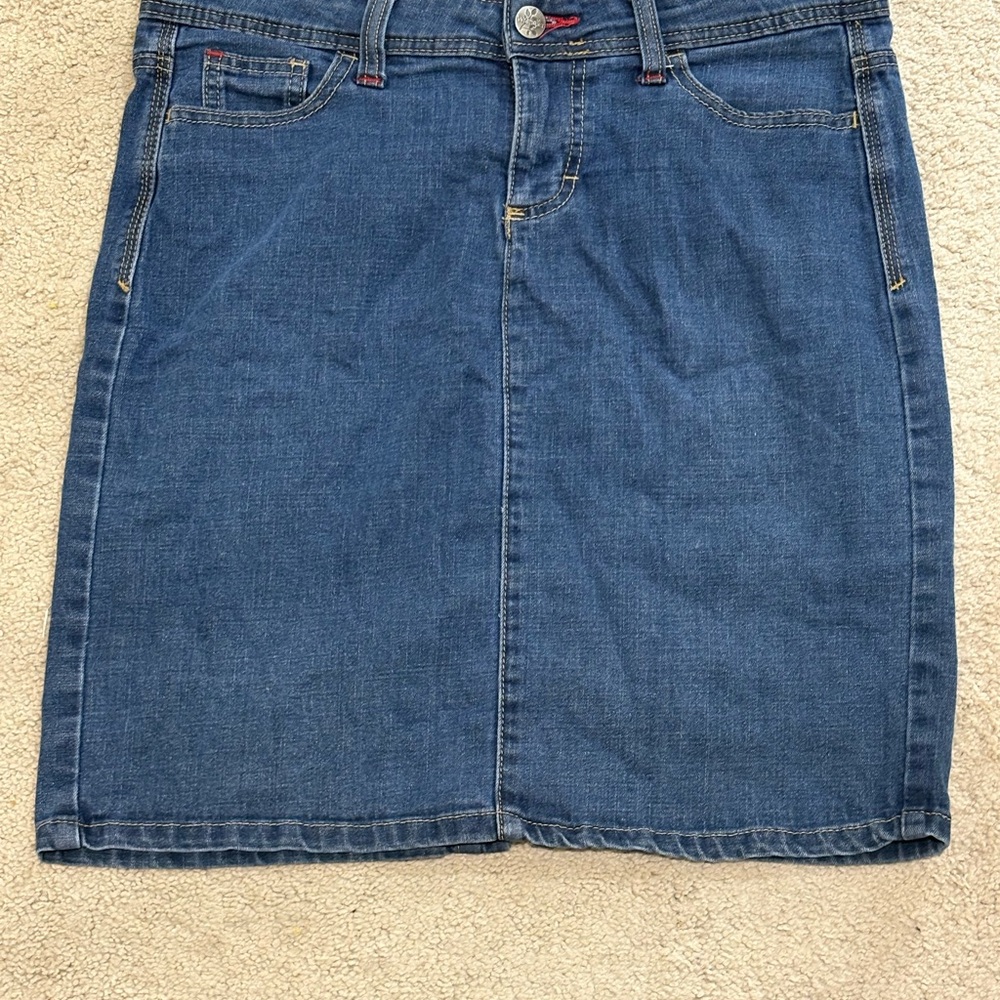 Wrangler Blue Denim Pencil Skirt